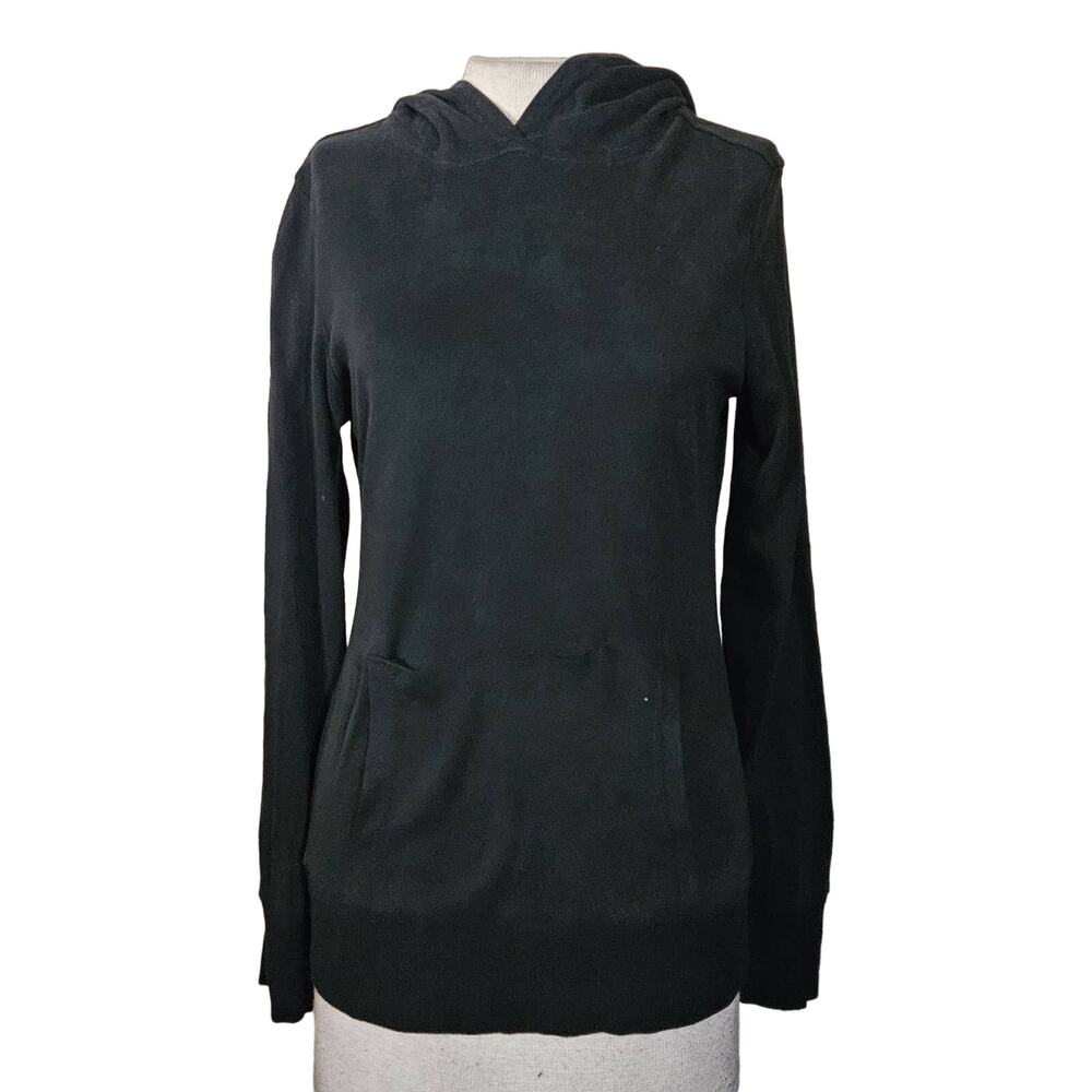 Glassons Black Hooded Sweater Size 12